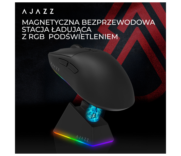 Ajazz AJ139 V2 MC 3311 ze stacją dokującą czarna - 1536392 - zdjęcie 8